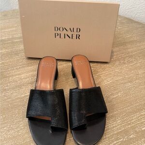 Donald J. Pliner Black Women's Sandals